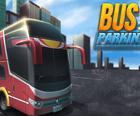 Bus 3D Parkplatz
