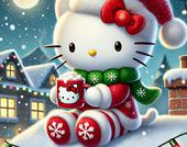 Hello Kitty Christmas Puzzle: Festive Holiday