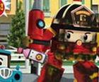 Robot Bil Emergency Rescue 3-Hjælp Byen