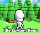 Игра Idle Lumber Hero в режиме ожидания