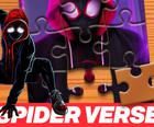 Spider-Man über das Spider-Vers-Puzzle