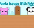 Panda Ontsnap Met Piggy