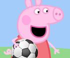 piga Schwein Fußball schießen