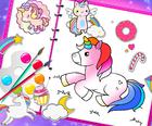 Fabuloso Bonito Unicorn Coloring Book
