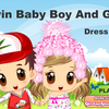 ツインの赤ちゃんの男の子と女の子 ツインの赤ちゃんの男の子と女の子