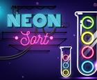 Neon Sıralama Bulmaca-Renk Sıralama Oyunu