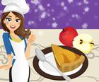 Franse Appel Pie-Kook met Emma