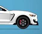 Mustang GT Fahrer : Auto-Spiel