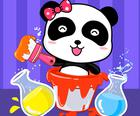 Baby Panda Krāsu Sajaukšana Studio