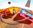 Reťazové autá závodná hra 3D
