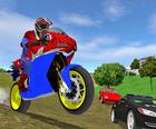 Motorfiets Stunt Super Held Simulator