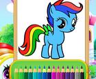 Maravilla Pony para colorear