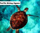 Schildkröte Tauchen Puzzle