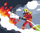 رجال الاطفاء بانوراما