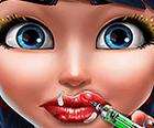 Gepunktete Mädchen: Lip-Injektionen