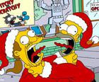 Simpsons Jul Puslespil