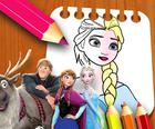 Книжка за оцветяване Frozen II
