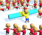 Push the Crazy Crowd : Stickman Clash 3D