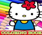 Livro de colorir para Hello Kitty