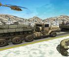 Ataque De Mísseis Do Exército Dos EUA Caminhão Do Exército Jogos De Condução
