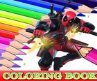 Libro para colorear para Deadpool