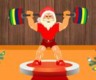 ซานต้า Weightlifter