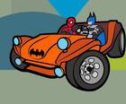 Superhero Cars Carte De Colorat