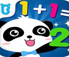 Çocuklar eduction için Küçük Panda Matematik Dehası Oyunu