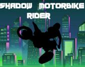 Schattenmotorradfahrer