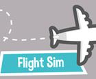 飛行Sim航空機の着陸ゲーム