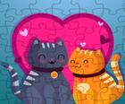Cats Puzzle Sevgi