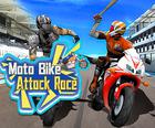 Carrera de Ataque Moto Bicicleta