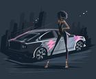 Old And New Cars Coloring