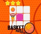 バスケットパズル-バスケットボールの試合