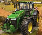  3D Ťahanie ťažkého traktora