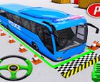 Estacionamento De Ônibus Da Polícia-Simulação
