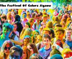 色の祭りジグソーパズル