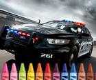 Coloriage de Voitures de Police