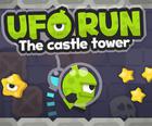 UFO spustiť hradnú vežu