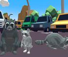Raccoon Avventura Città Simulatore 3D