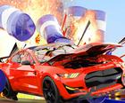 Unmögliche Auto-Stunt-Rennen: Mega-Rampen