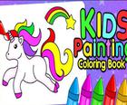 Kinder Finger Malerei Färbung