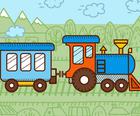 Trains For Kids Coloring