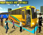 Modernus Autobusų Stovėjimo Anksto Autobusų Žaidimai