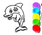 Livro Para Colorir Golfinho