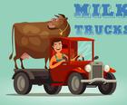 Пъзел за камиони с мляко