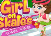 Chica en Patines: el Poder de las Flores