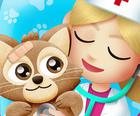 Игра за ветеринарен лекар в детска градина за животни