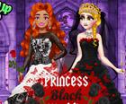 Princezná Čierne Svadobné Šaty