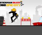 Stickman Skate 360 Epiese Stad